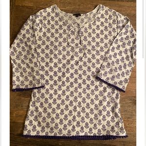 French Curve tunic, size S